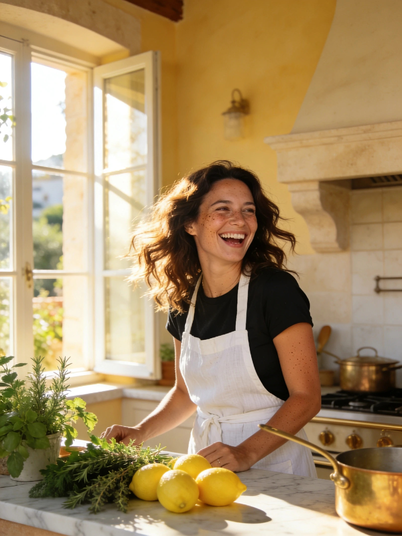 A sunny kitchen morning