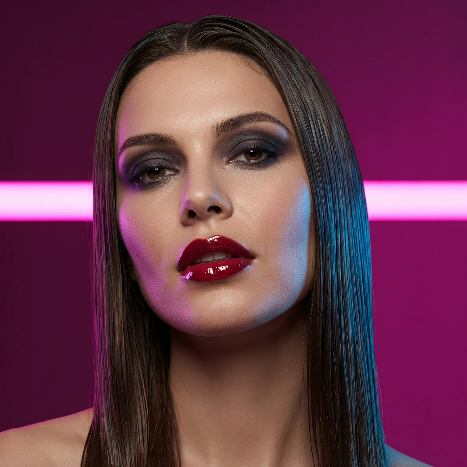 Magenta beauty close-up